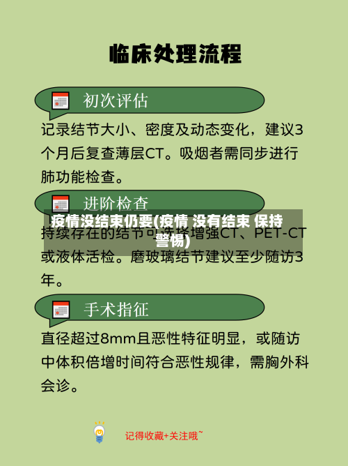 疫情没结束仍要(疫情 没有结束 保持 警惕)