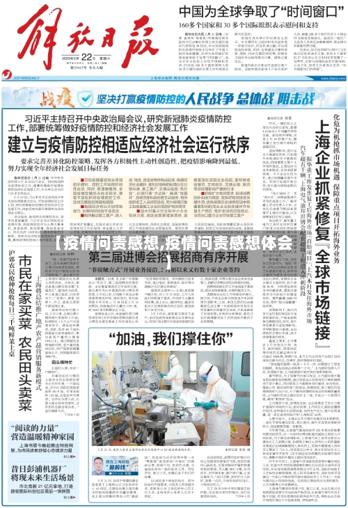 【疫情问责感想,疫情问责感想体会】