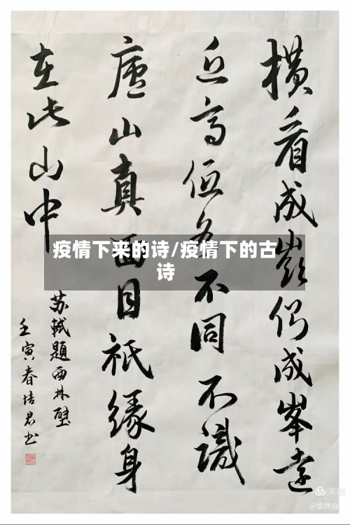 疫情下来的诗/疫情下的古诗-第3张图片