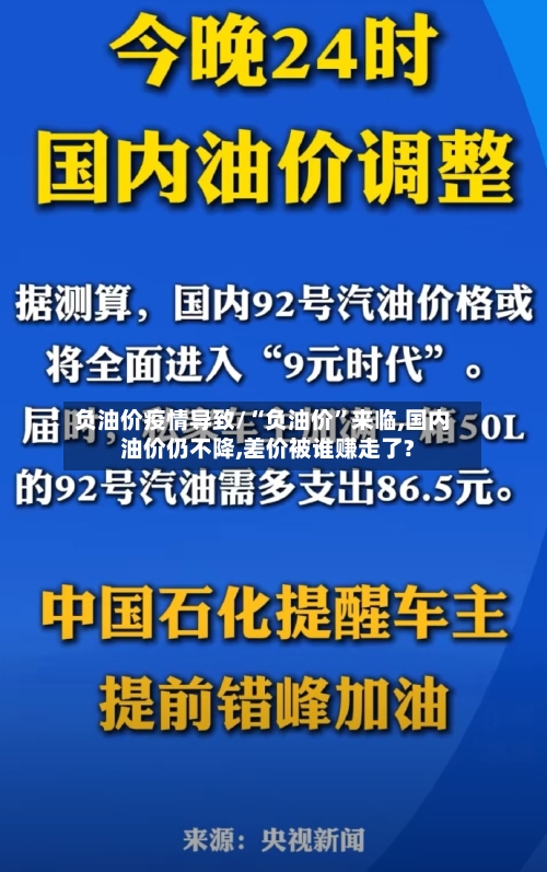 负油价疫情导致/“负油价”来临,国内油价仍不降,差价被谁赚走了?-第2张图片