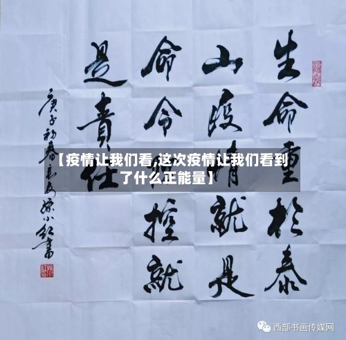 【疫情让我们看,这次疫情让我们看到了什么正能量】-第2张图片