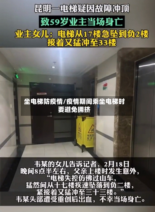 坐电梯防疫情/疫情期间乘坐电梯时要避免拥挤-第2张图片