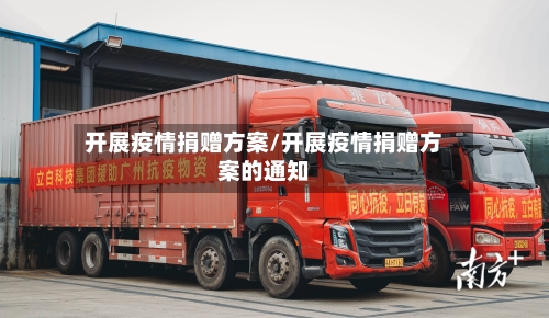 开展疫情捐赠方案/开展疫情捐赠方案的通知-第3张图片