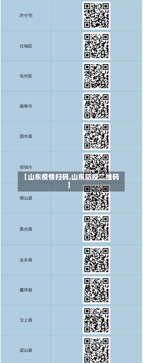 【山东疫情扫码,山东防疫二维码】-第2张图片