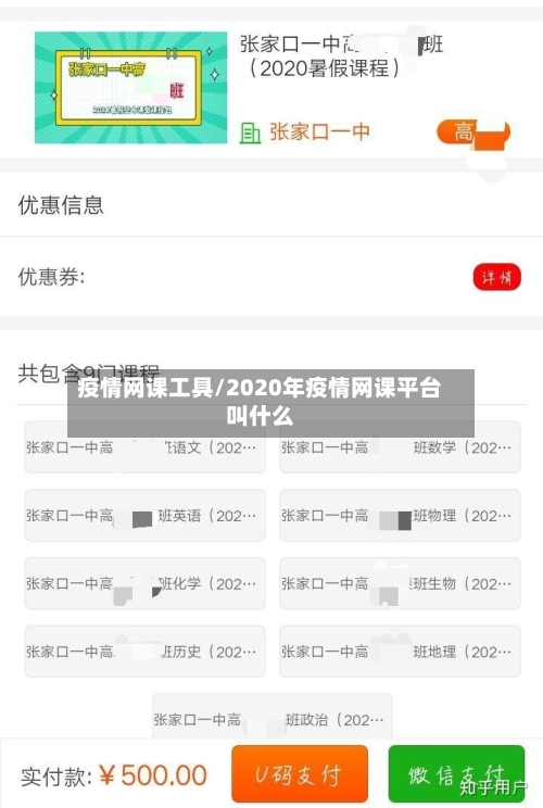 疫情网课工具/2020年疫情网课平台叫什么