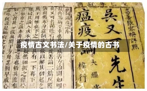 疫情古文书法/关于疫情的古书-第3张图片