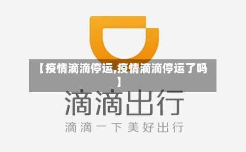【疫情滴滴停运,疫情滴滴停运了吗】