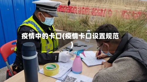 疫情中的卡口(疫情卡口设置规范)-第2张图片