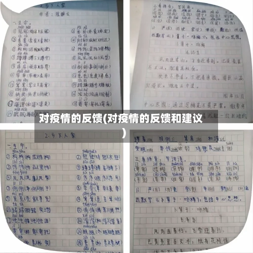 对疫情的反馈(对疫情的反馈和建议)-第2张图片