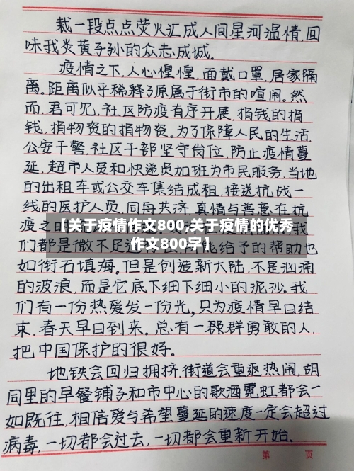 【关于疫情作文800,关于疫情的优秀作文800字】-第2张图片