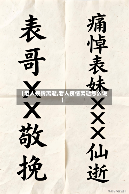 【老人疫情离逝,老人疫情离逝怎么说】-第2张图片