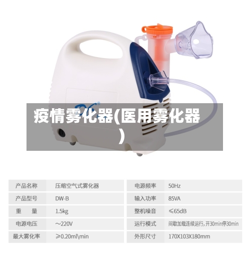 疫情雾化器(医用雾化器)