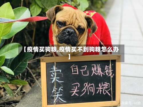 【疫情买狗粮,疫情买不到狗粮怎么办】