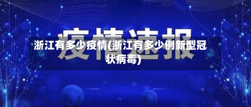 浙江有多少疫情(浙江有多少例新型冠状病毒)-第2张图片