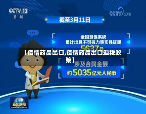 【疫情药品出口,疫情药品出口退税政策】