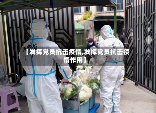 【发挥党员抗击疫情,发挥党员抗击疫情作用】-第3张图片