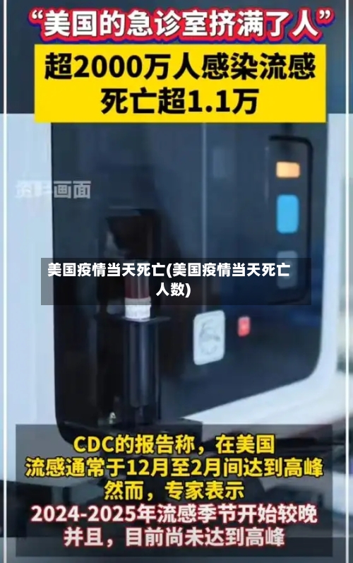 美国疫情当天死亡(美国疫情当天死亡人数)-第2张图片