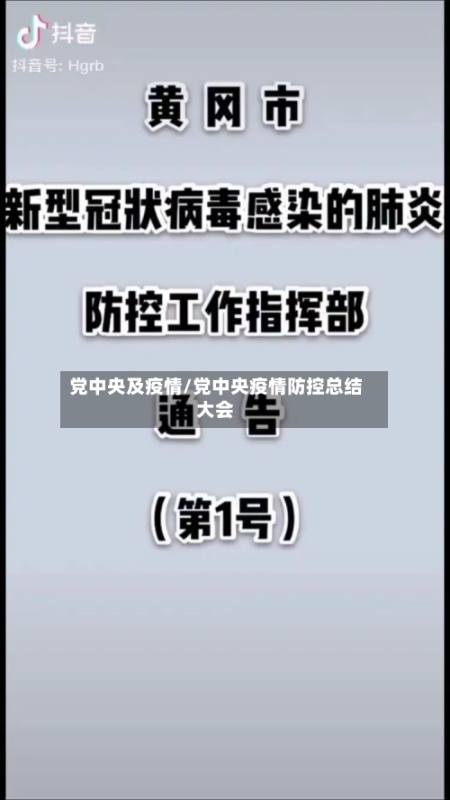 党中央及疫情/党中央疫情防控总结大会-第2张图片