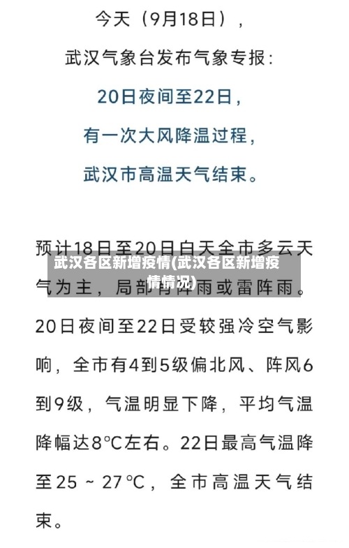 武汉各区新增疫情(武汉各区新增疫情情况)-第2张图片