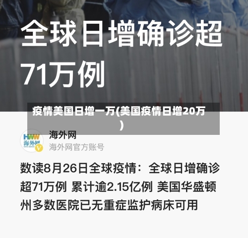疫情美国日增一万(美国疫情日增20万)