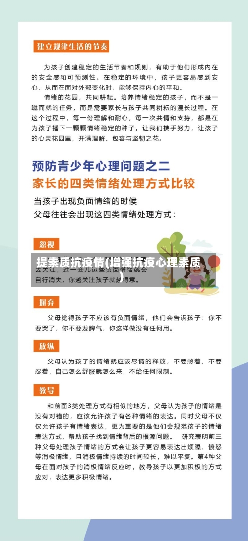 提素质抗疫情(增强抗疫心理素质)