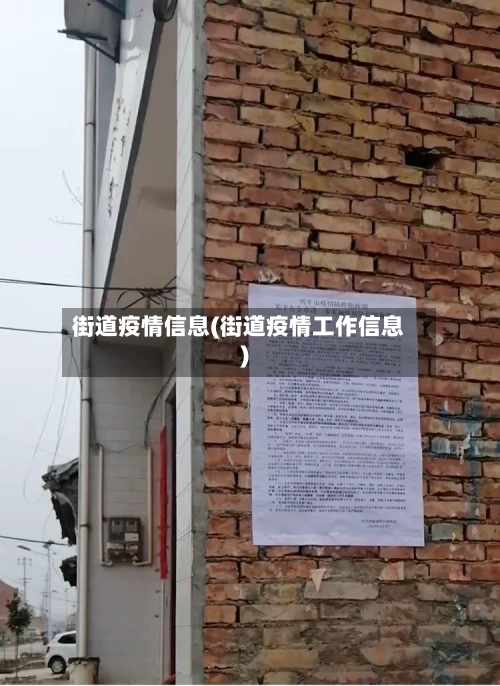 街道疫情信息(街道疫情工作信息)-第3张图片