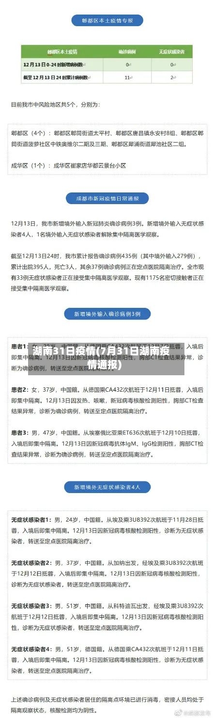 湖南31日疫情(7月31日湖南疫情通报)-第2张图片