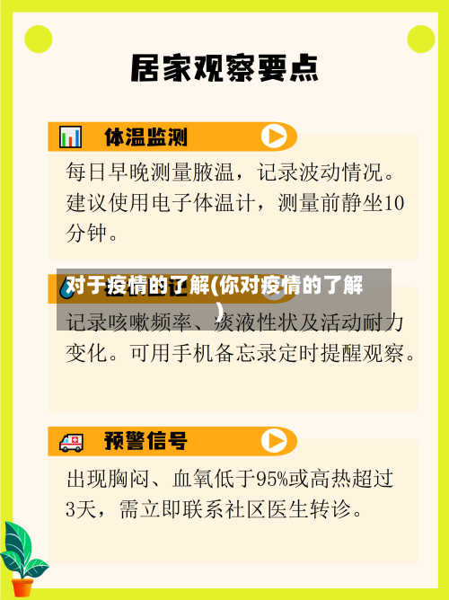 对于疫情的了解(你对疫情的了解)-第3张图片