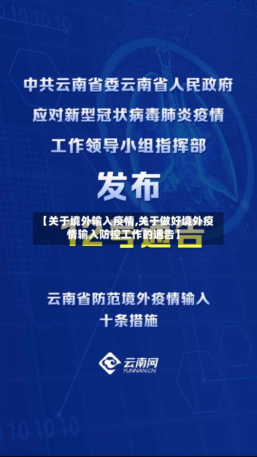 【关于境外输入疫情,关于做好境外疫情输入防控工作的通告】-第2张图片