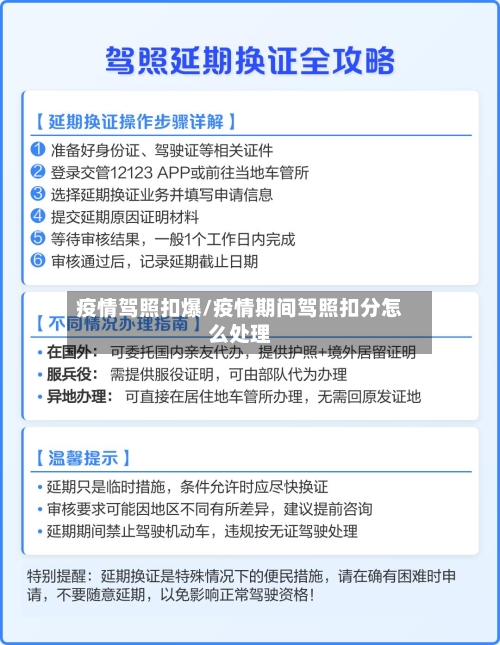 疫情驾照扣爆/疫情期间驾照扣分怎么处理