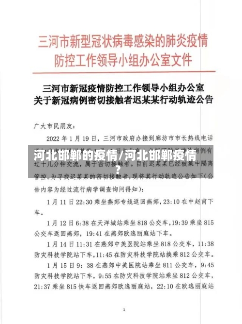 河北邯郸的疫情/河北邯郸疫情?