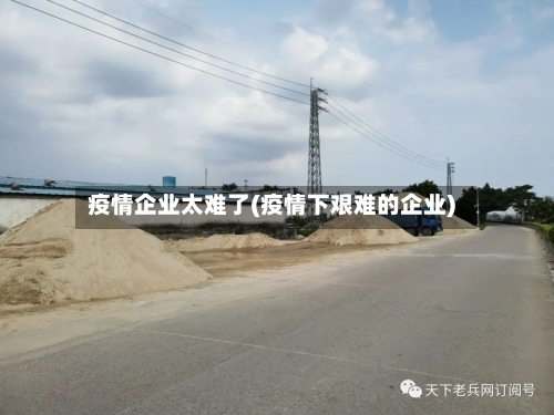 疫情企业太难了(疫情下艰难的企业)