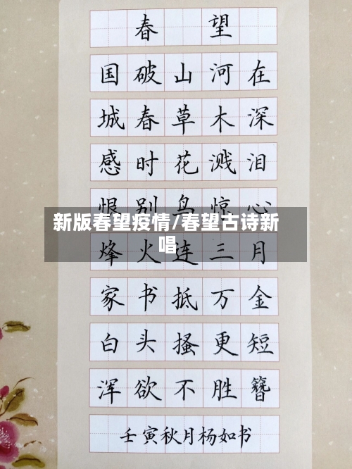 新版春望疫情/春望古诗新唱-第2张图片