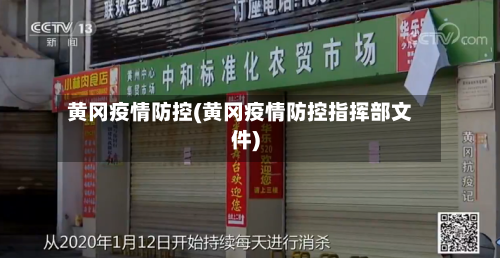 黄冈疫情防控(黄冈疫情防控指挥部文件)-第3张图片