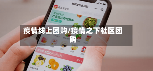疫情线上团购/疫情之下社区团购-第3张图片