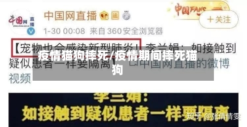 疫情猫狗摔死/疫情期间摔死猫狗